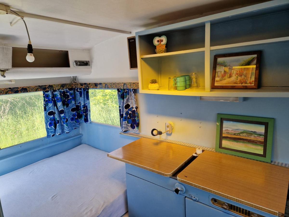 Camping La Foret Du Morvan Vintage Caravan Larochemillay 外观 照片